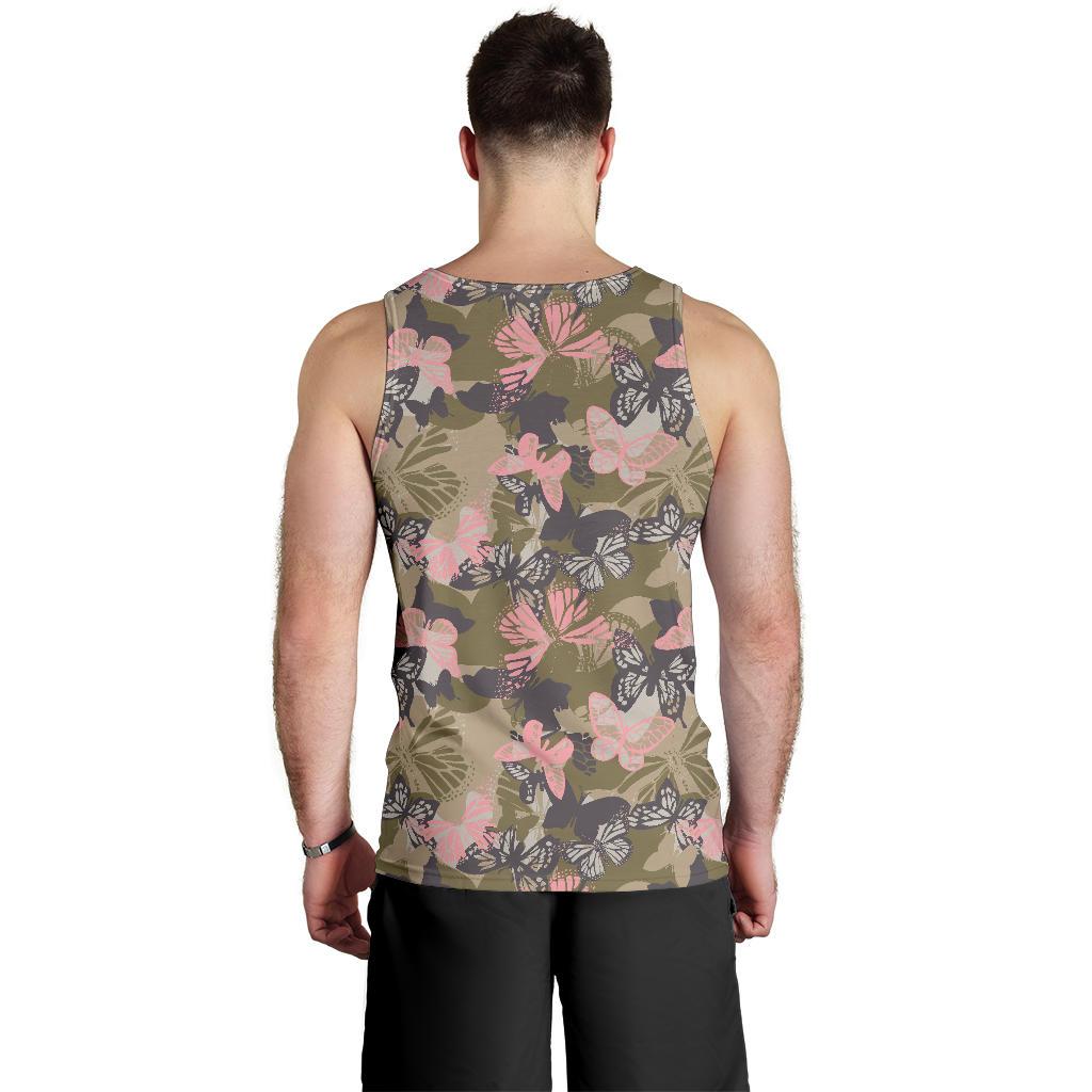 Butterfly camouflage Men Tank Top