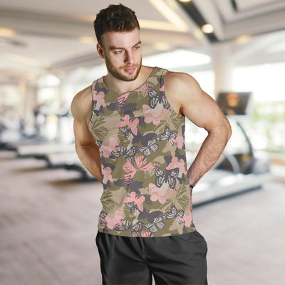 Butterfly camouflage Men Tank Top