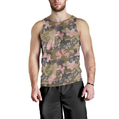 Butterfly camouflage Men Tank Top