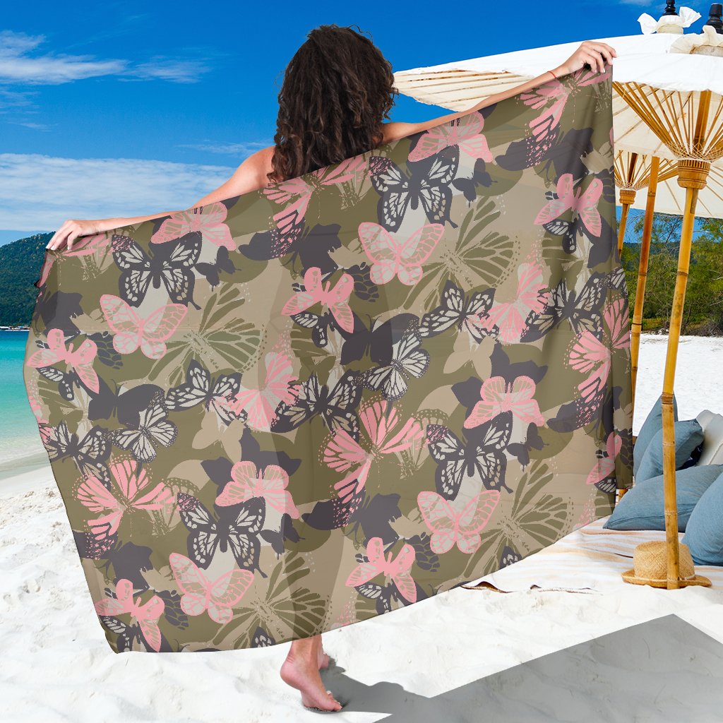 Butterfly Camouflage Sarong Pareo Wrap