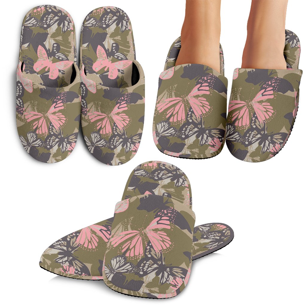 Butterfly Camouflage Slippers