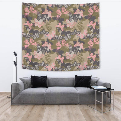 Butterfly camouflage Tapestry