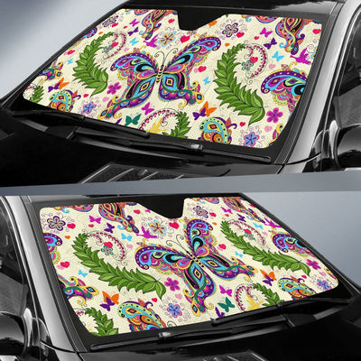 Butterfly Colorful Indian Style Car Sun Shade-JorJune