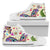Butterfly Colorful Indian Style Men High Top Shoes