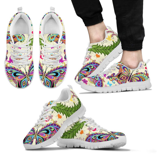 Butterfly Colorful Indian Style Men Sneakers