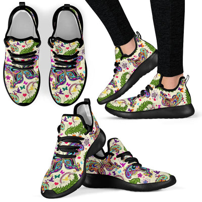 Butterfly Colorful Indian Style Mesh Knit Sneakers Shoes