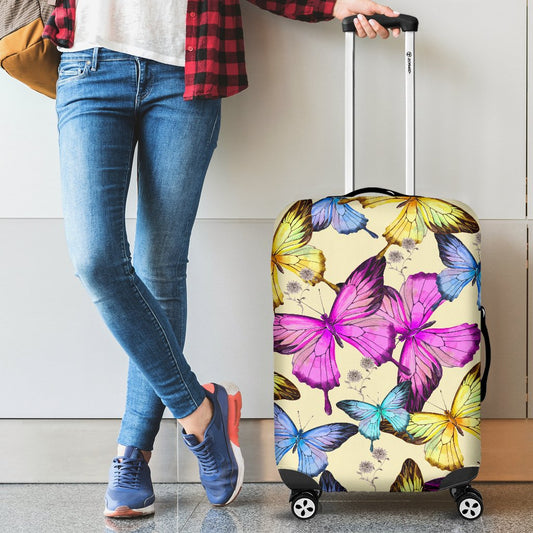 Butterfly Colorful Luggage Cover Protector