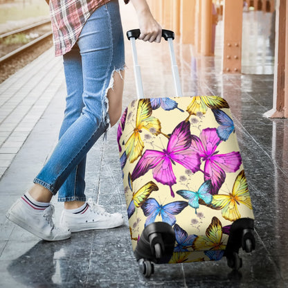 Butterfly Colorful Luggage Cover Protector