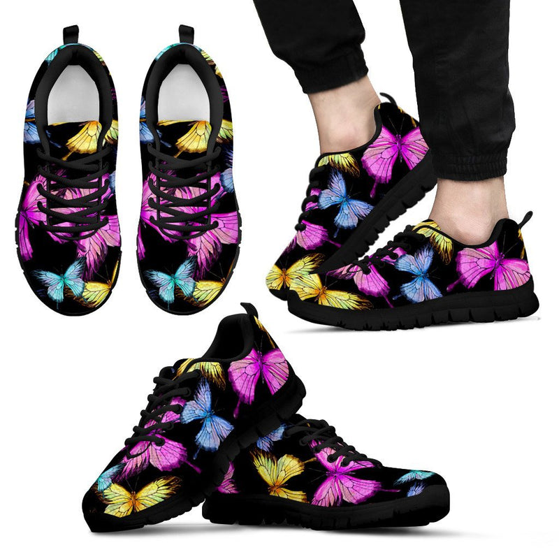 Butterfly Colorful Men Sneakers