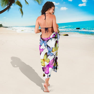 Butterfly Colorful Beach Sarong Pareo Wrap