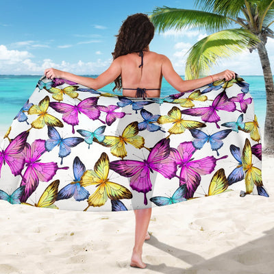 Butterfly Colorful Beach Sarong Pareo Wrap