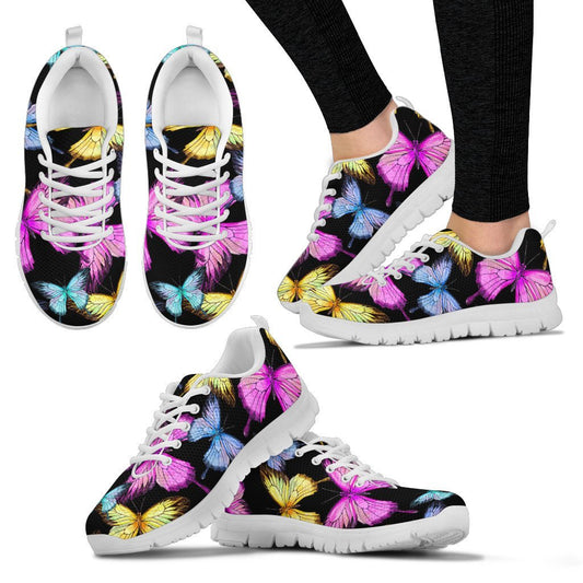 Butterfly Colorful Women Sneakers