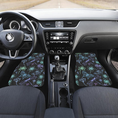 Butterfly Dragonfly Front and Back Car Floor Mats