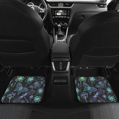 Butterfly Dragonfly Front and Back Car Floor Mats