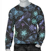 Butterfly Dragonfly Men Crewneck Sweatshirt