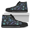 Butterfly Dragonfly Men High Top Shoes