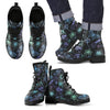Butterfly Dragonfly Men Leather Boots