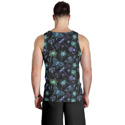 Butterfly Dragonfly Men Tank Top