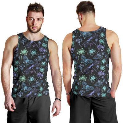 Butterfly Dragonfly Men Tank Top