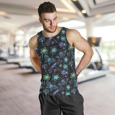 Butterfly Dragonfly Men Tank Top