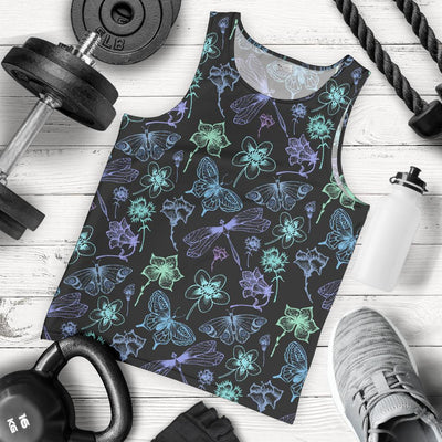 Butterfly Dragonfly Men Tank Top