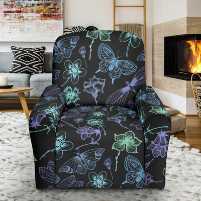 Butterfly Dragonfly Recliner Slipcover-JORJUNE.COM