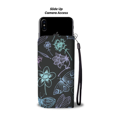 Butterfly Dragonfly Wallet Phone Case