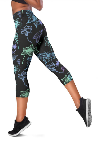 Butterfly Dragonfly Women Capris