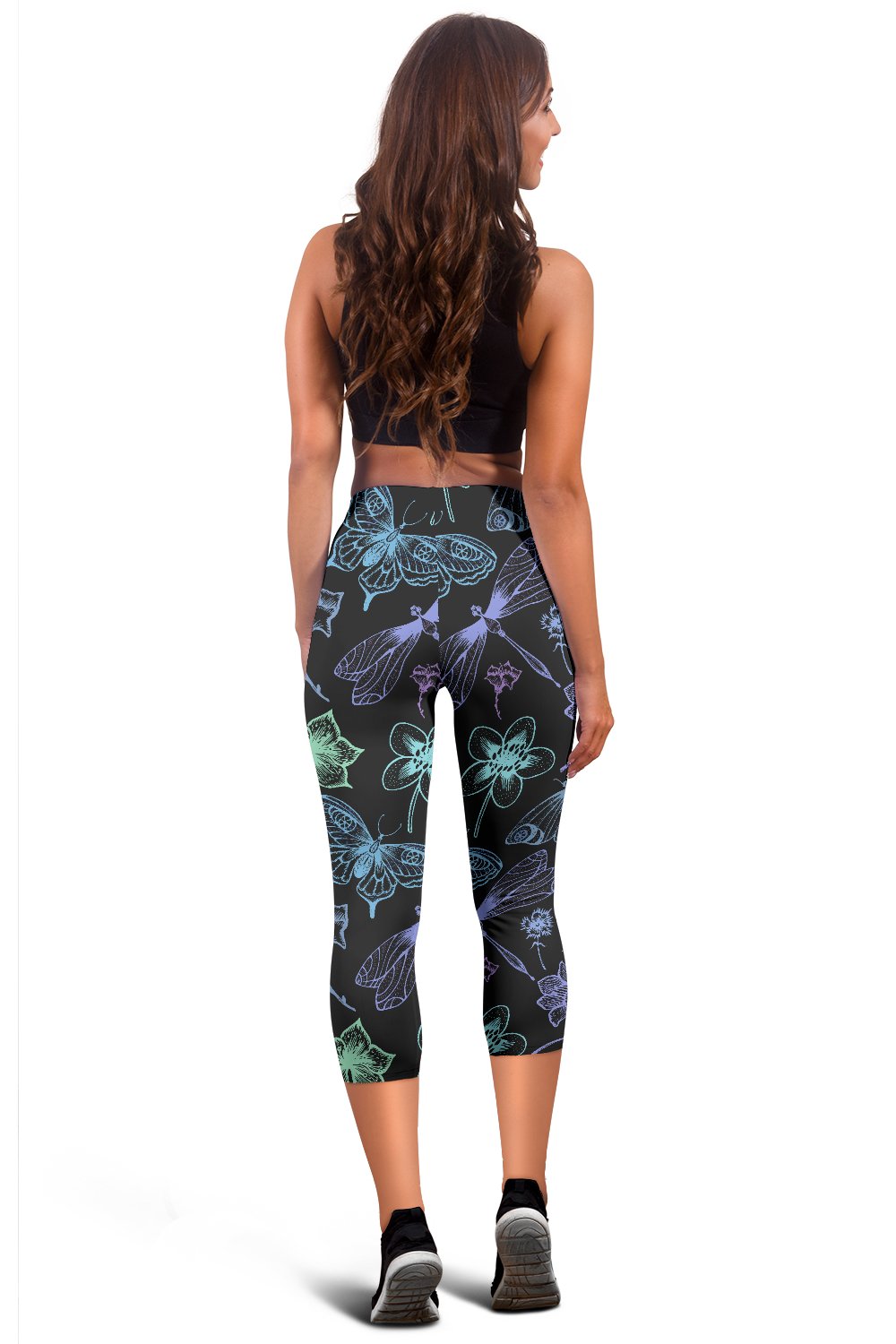 Butterfly Dragonfly Women Capris