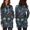 Butterfly Dragonfly Women Hoodie Dress