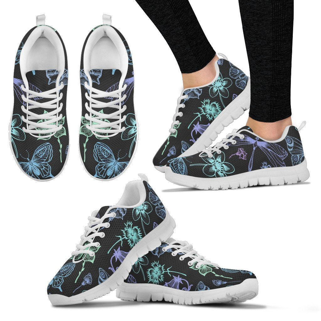 Butterfly Dragonfly Women Sneakers