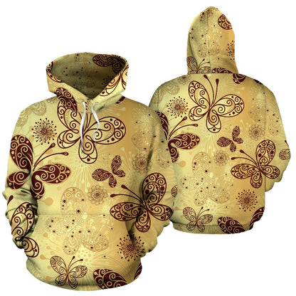 Butterfly Mandala All Over Print Hoodie