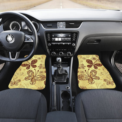 Butterfly Mandala Car Floor Mats