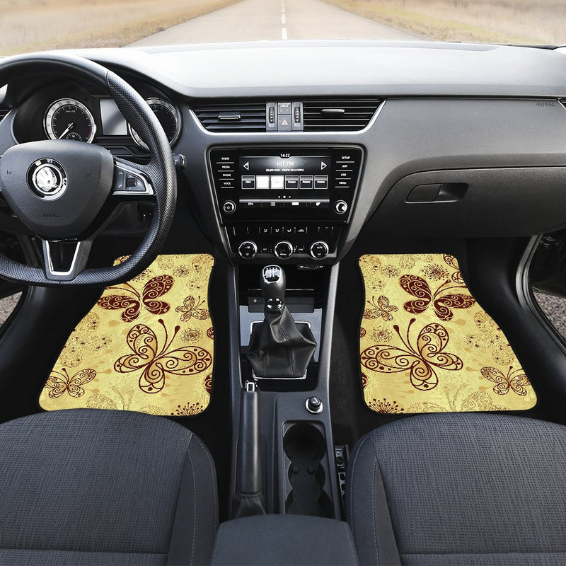 Butterfly Mandala Car Floor Mats