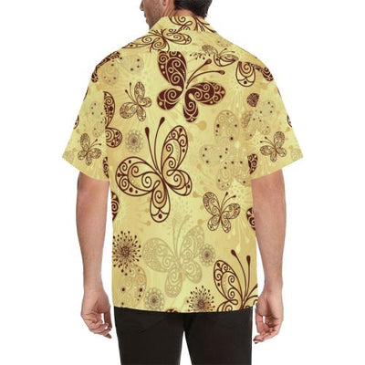 Butterfly Mandala Men Hawaiian Shirt