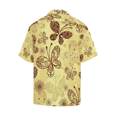 Butterfly Mandala Men Hawaiian Shirt