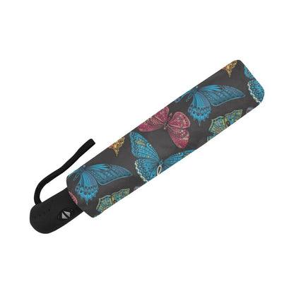 Butterfly Mandala Style Automatic Foldable Umbrella