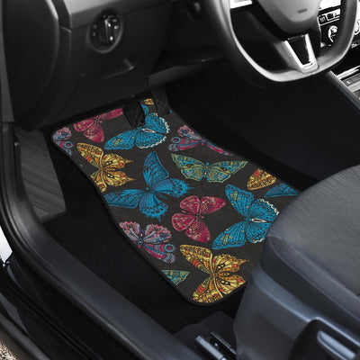 Butterfly Mandala Style Car Floor Mats