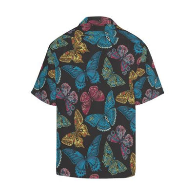 Butterfly Mandala Style Men Hawaiian Shirt