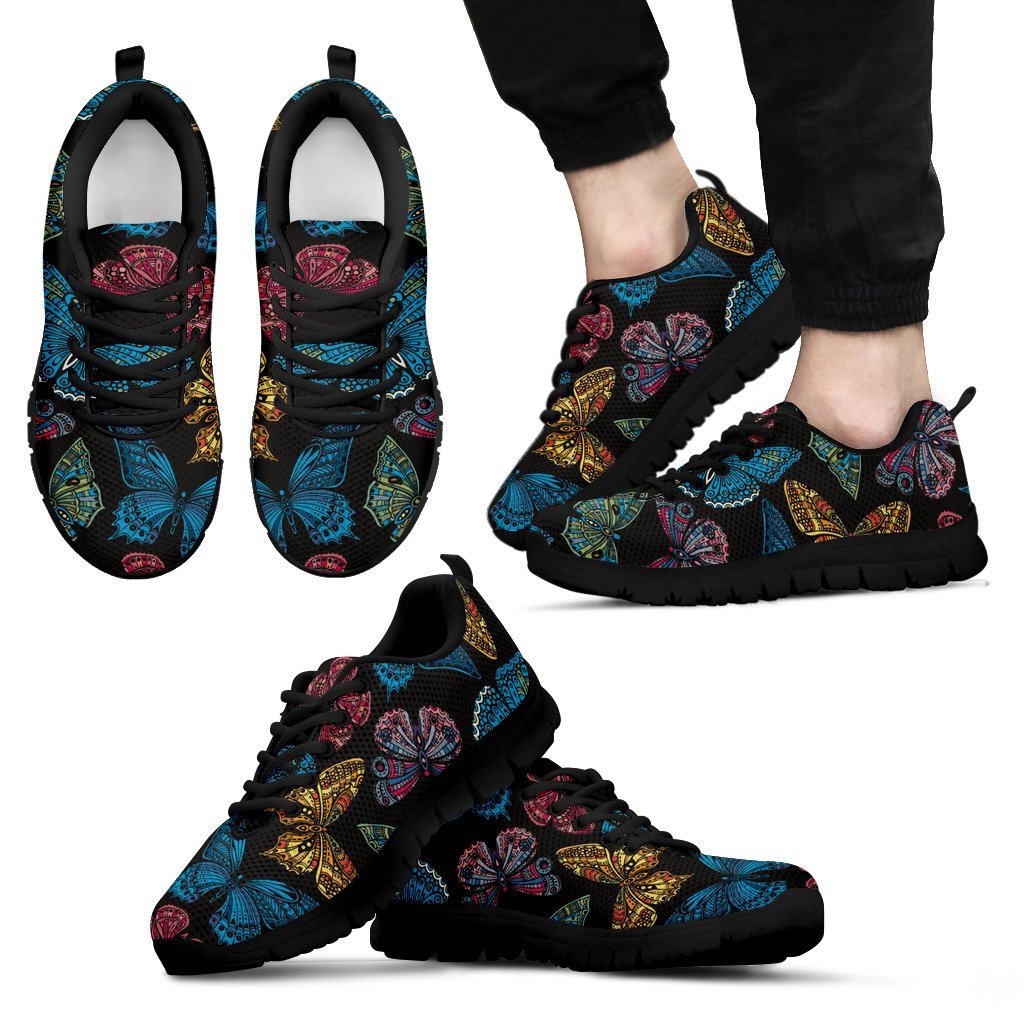 Butterfly Mandala Style Men Sneakers