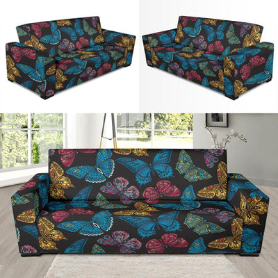 Butterfly Mandala Style Sofa Slipcover-JORJUNE.COM