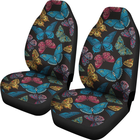 Butterfly Mandala Style Universal Fit Car Seat Covers