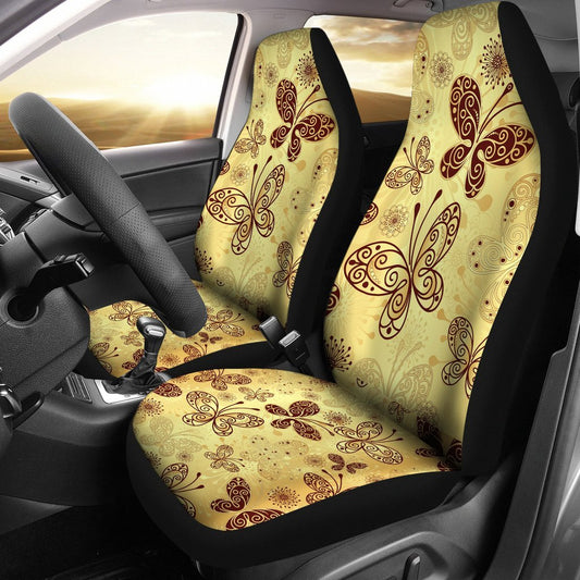 Butterfly Mandala Universal Fit Car Seat Covers