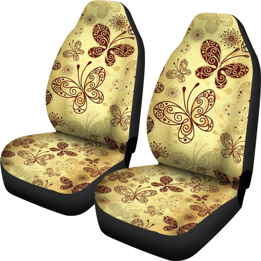 Butterfly Mandala Universal Fit Car Seat Covers