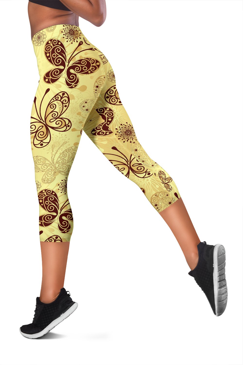 Butterfly Mandala Women Capris