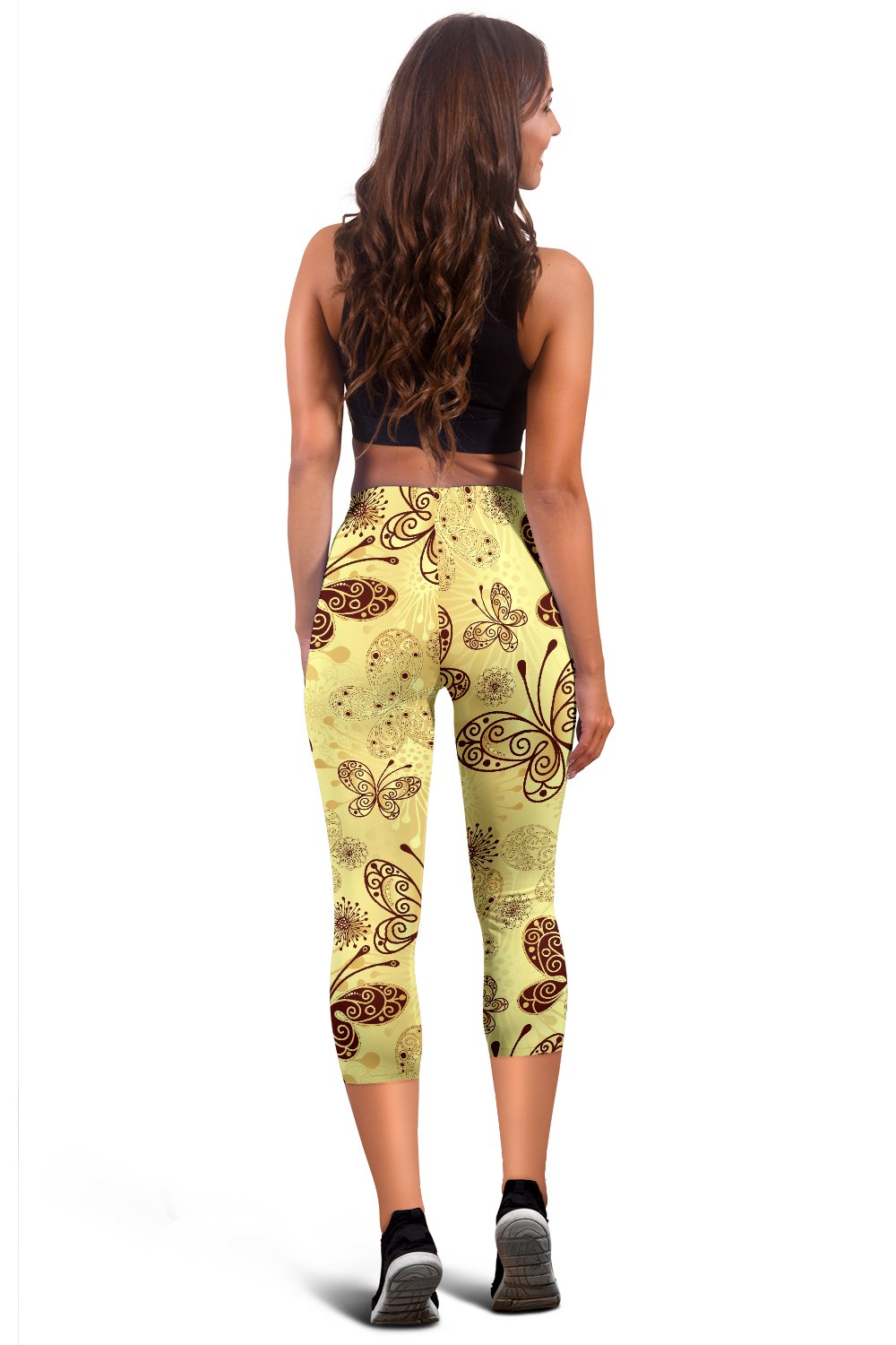 Butterfly Mandala Women Capris