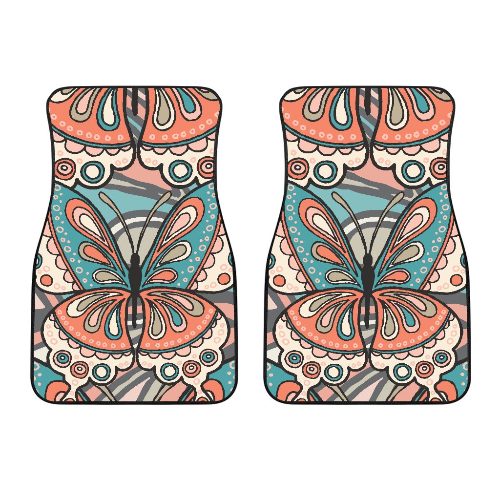 Butterfly Pattern Car Floor Mats