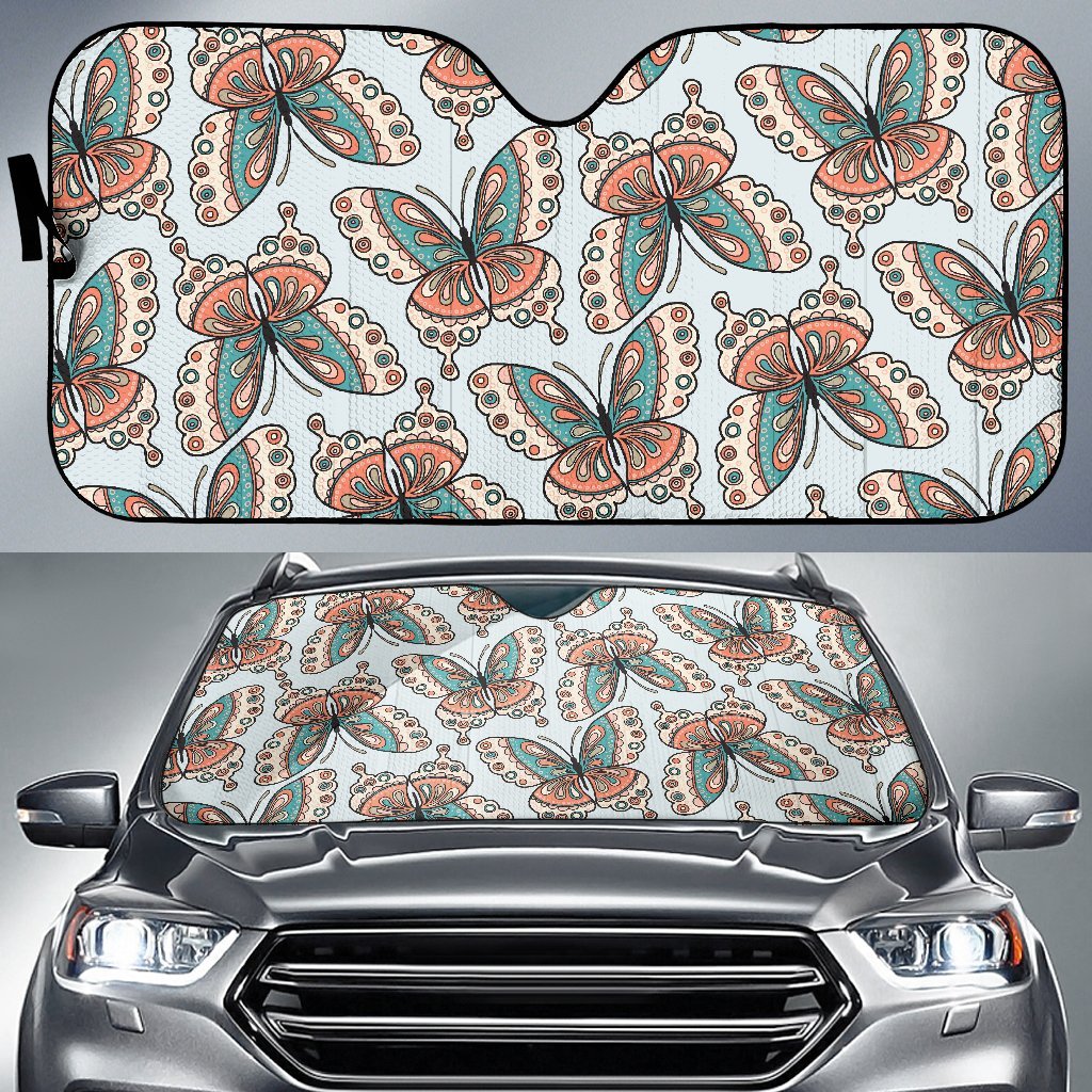 Butterfly Pattern Car Sun Shade-JorJune