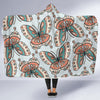 Butterfly Pattern Hooded Blanket-JORJUNE.COM