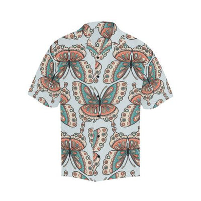 Butterfly Pattern Men Hawaiian Shirt